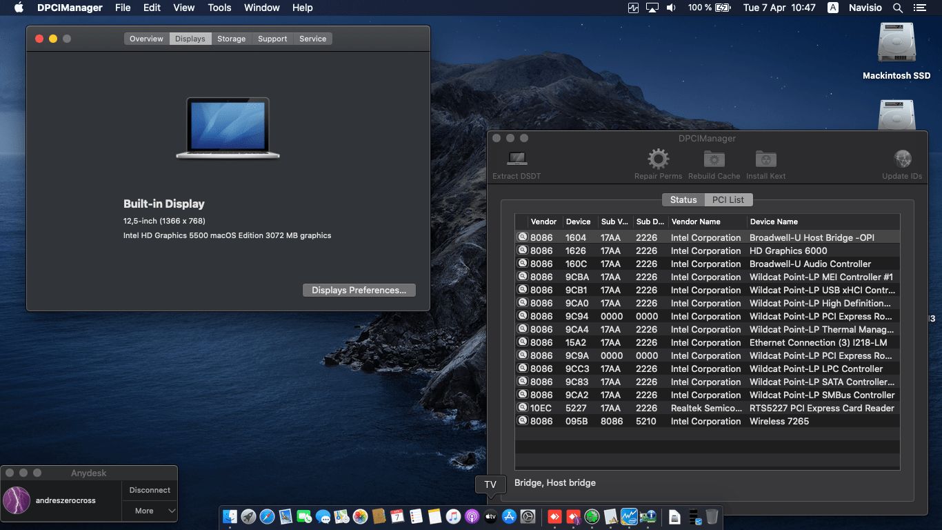 Lenovo Thinkpad X250 4th [Broadwell   Intel HD 5500] 2